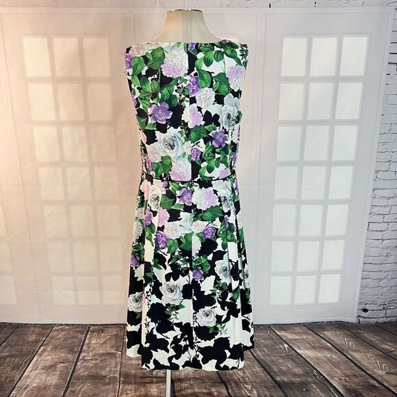 Talbots the Oprah collection NWT floral midi dress size 12 - Picture 8 of 16